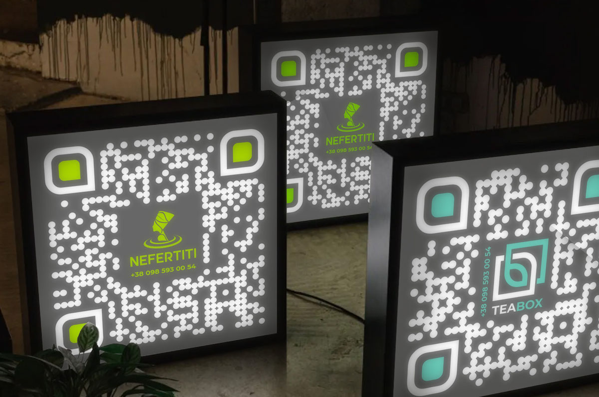 QR lightbox